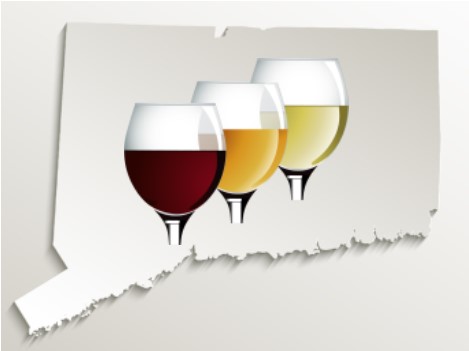 Wine on CT Map